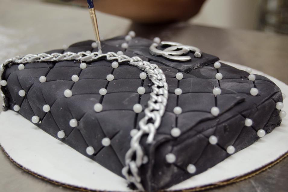 Gravity Defying Purse Cake