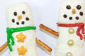 Kids After School Snowman Marshmallows