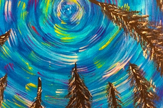 Create Your Work of Art: Midnight Sky