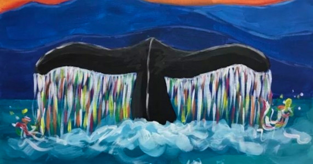 Create Your Work Of Art Whale Tail Byob Painting Classes Los