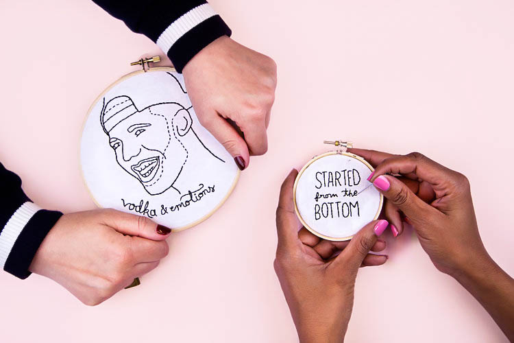 Make Cool Embroidery Wall Art