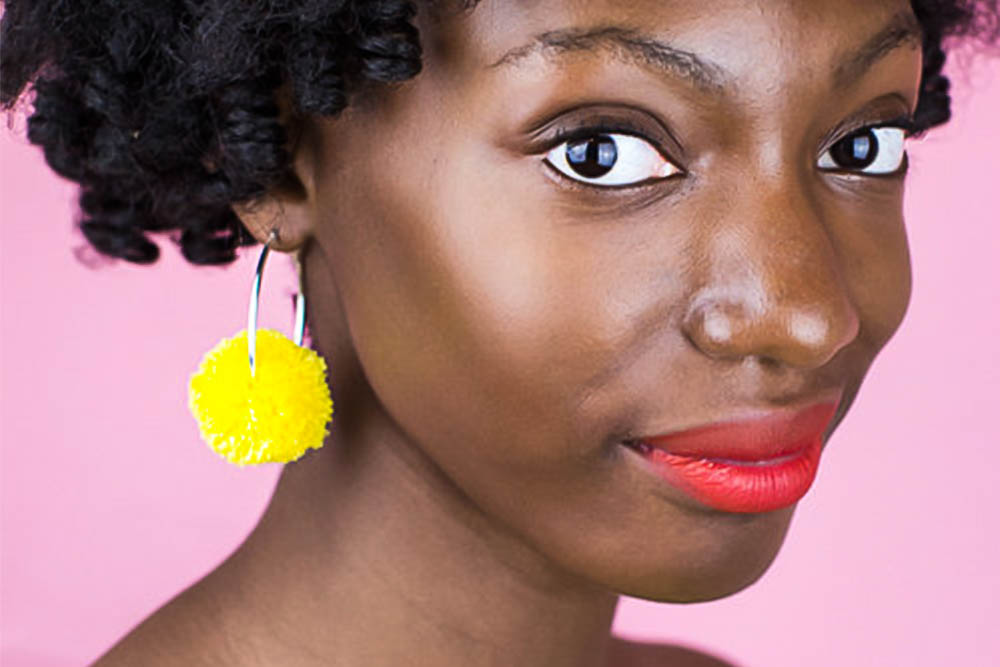 Pom Pom and Tassel Earring