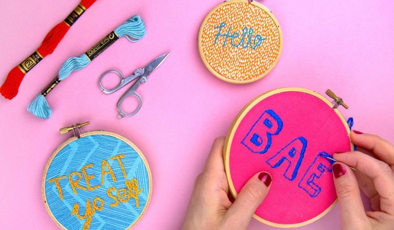 Make Embroidery Wall Art WebJam