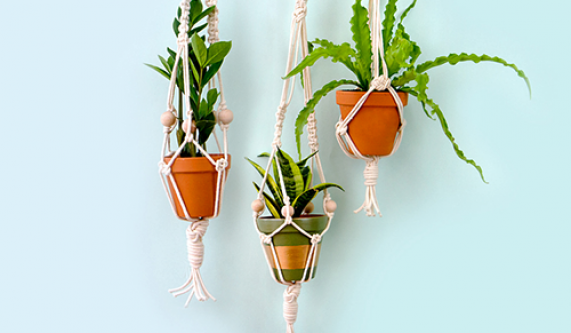 Make a Beautiful Macrame Plant Hanger