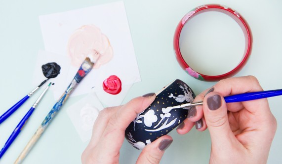 Design and Paint Wooden Jewelry