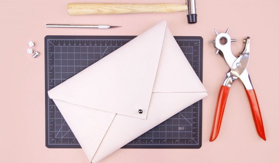 Make a Classy Leather Clutch