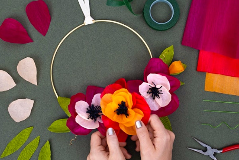 Create Paper Flower Garland (Via Zoom) [Class in NYC] @ The