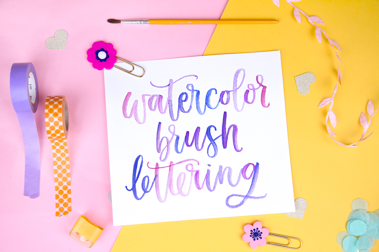 Watercolor Brush Lettering WebJam 