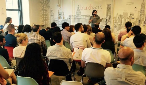 Pitching brunchwork w/ Nathan Gold