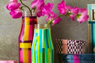 Kids Upcycle: Textured Vases