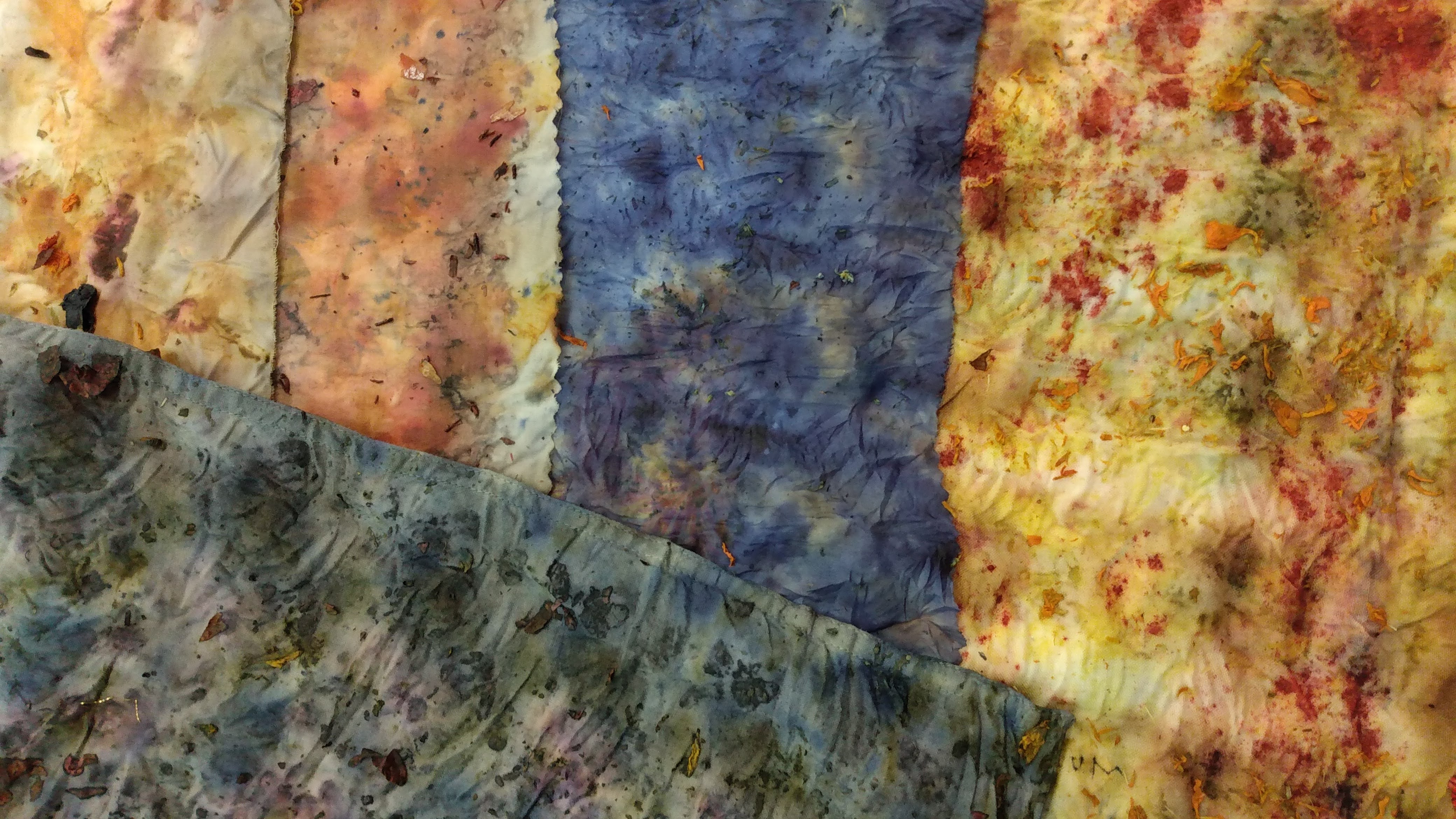Eco Print + Bundle Dyeing