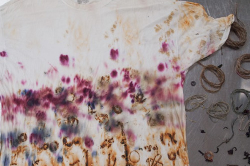 Rust and Tea Dyeing
