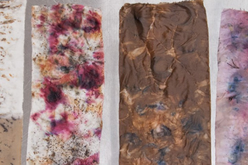 Rust and Tea Dyeing