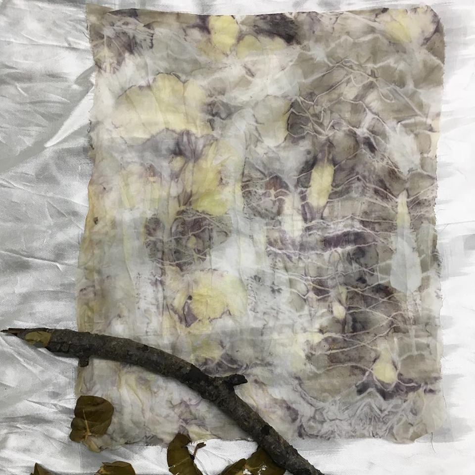 Eco Print + Bundle Dyeing