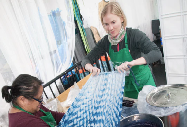 Exploring Indigo, Shibori and other Resists