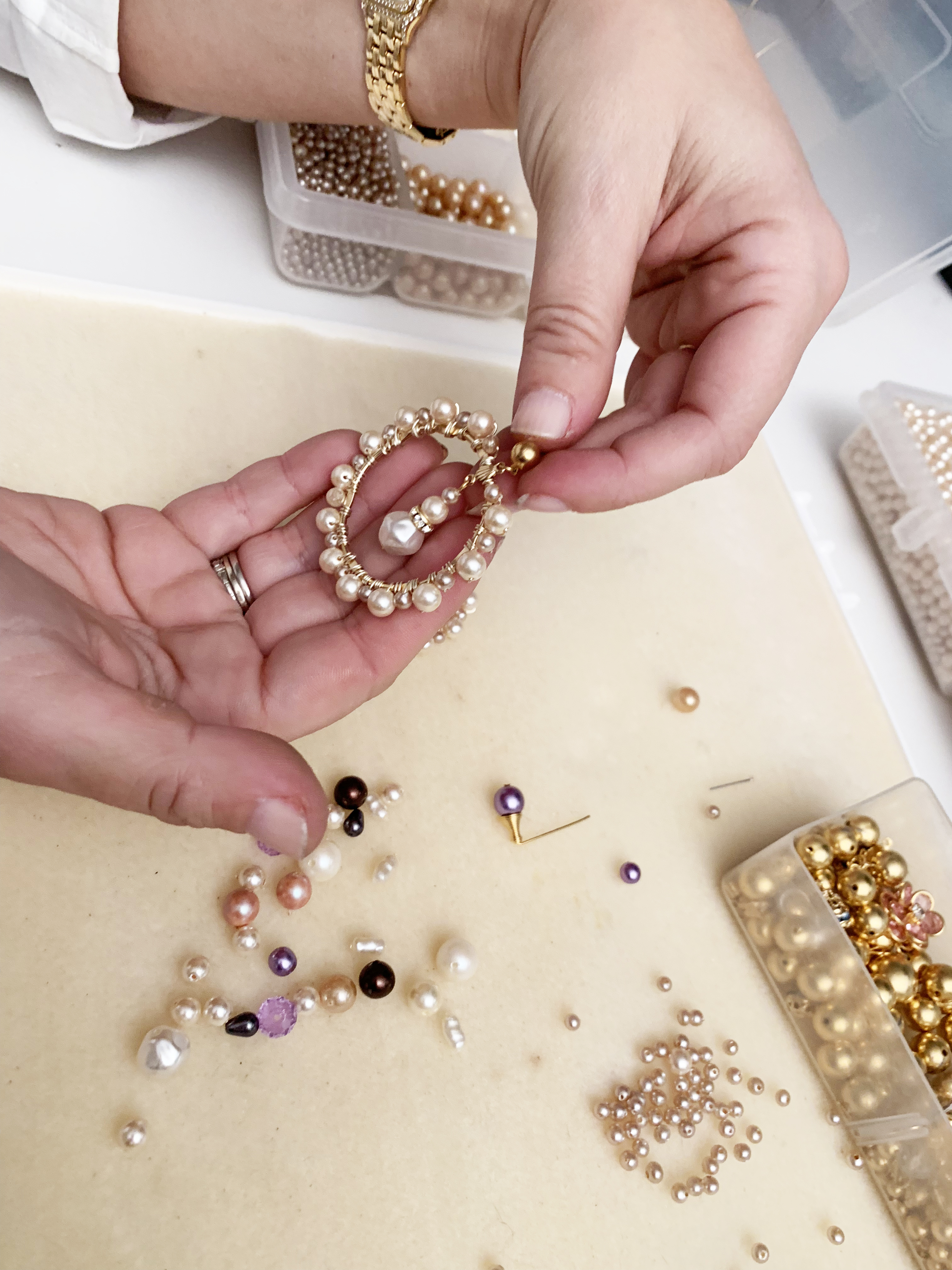 Jewelry Party for Bridesmaids – DIY Jewelry Workshop