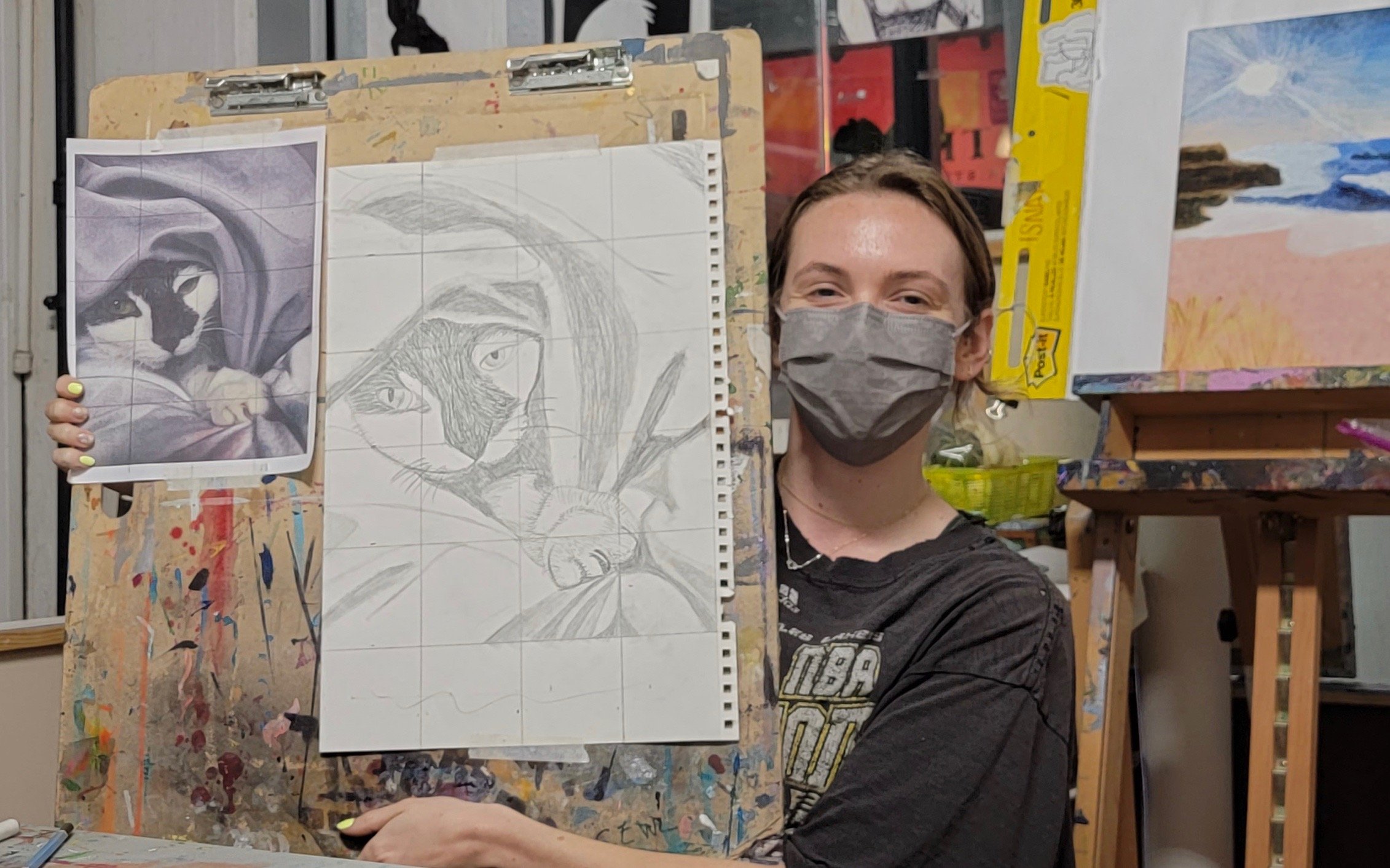 Introduction to Drawing + Acrylic Painting