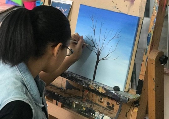 Beginner Oil Painting for Teens Ages 12-17 (Group Session)