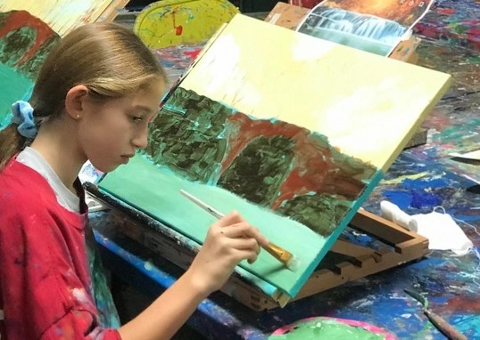 Beginner Oil Painting for Teens Ages 12-17 (Drop-In)
