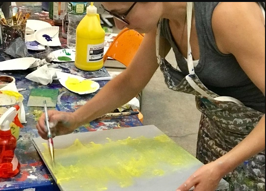 Expressive Relaxation: Mixed Media Fun for Adults