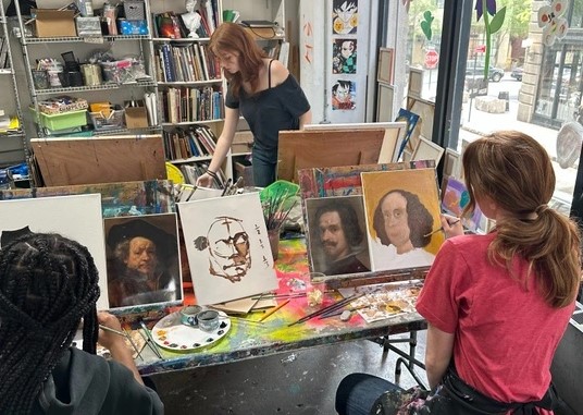 Portraits: Drawing and Painting (Ages 12-16) (Drop-In)