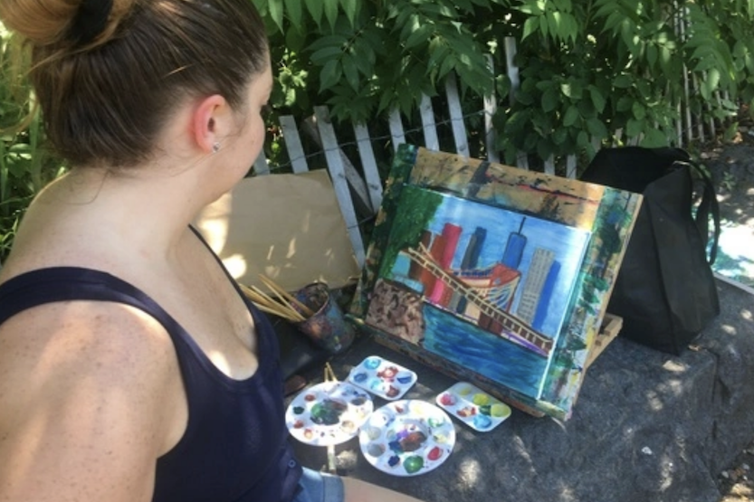 Adult: Drawing + Painting in Dumbo: Plein Air Style