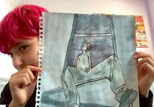 Shades & Strokes Teens drawing with charcoal (Drop-in)