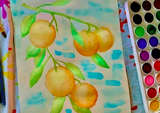 Vivid Worlds: Painting with watercolor and Gouache (Drop-in)