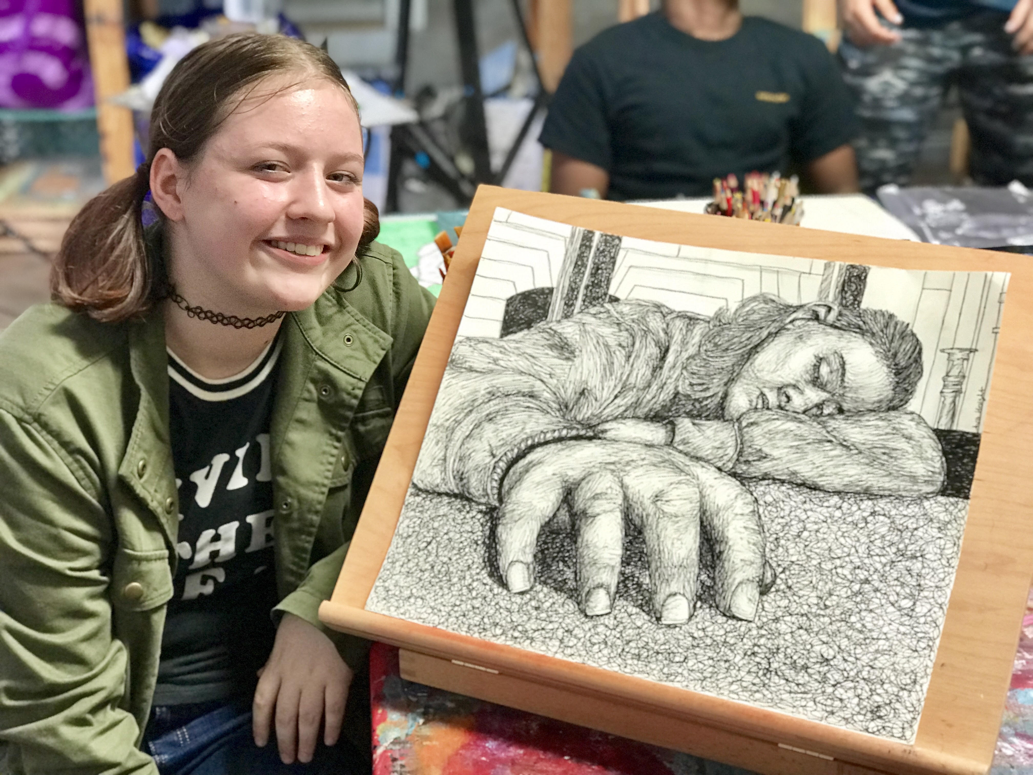 Teen Still Life Drawing Painting Beg Int Kids Art Classes New York Coursehorse Creatively Wild Art Studio Dumbo