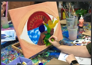 Beginner Oil Painting for Teens - Creatively Wild Art Studio - Sawyer
