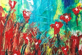 Adult: Painting Flowers & Nature on Canvas