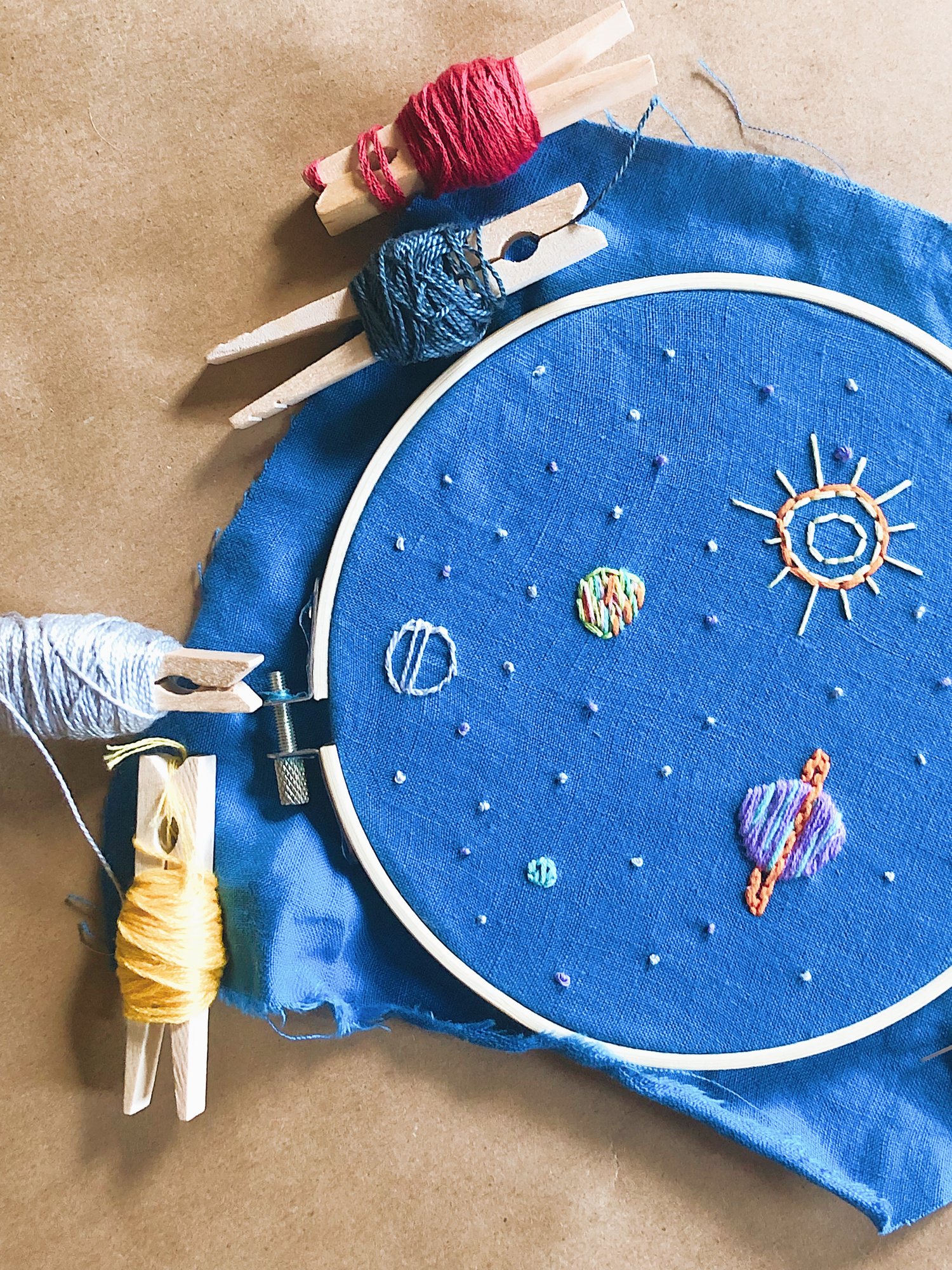 Makers Workshop: Space and Planets Embroidery