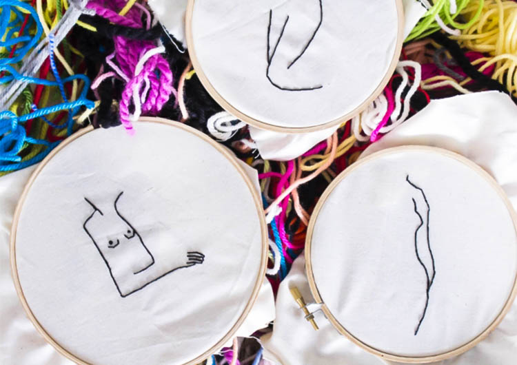 Intro to Embroidery: Forms + Figures