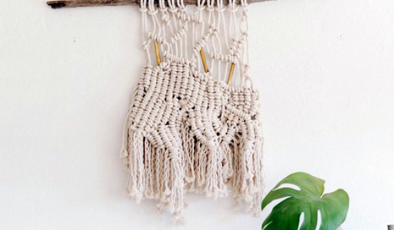 Weaving with Macrame Wall Hangings with Little Feral 