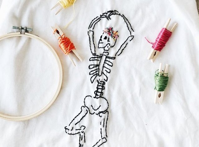 Embroidered T-Shirt Totes