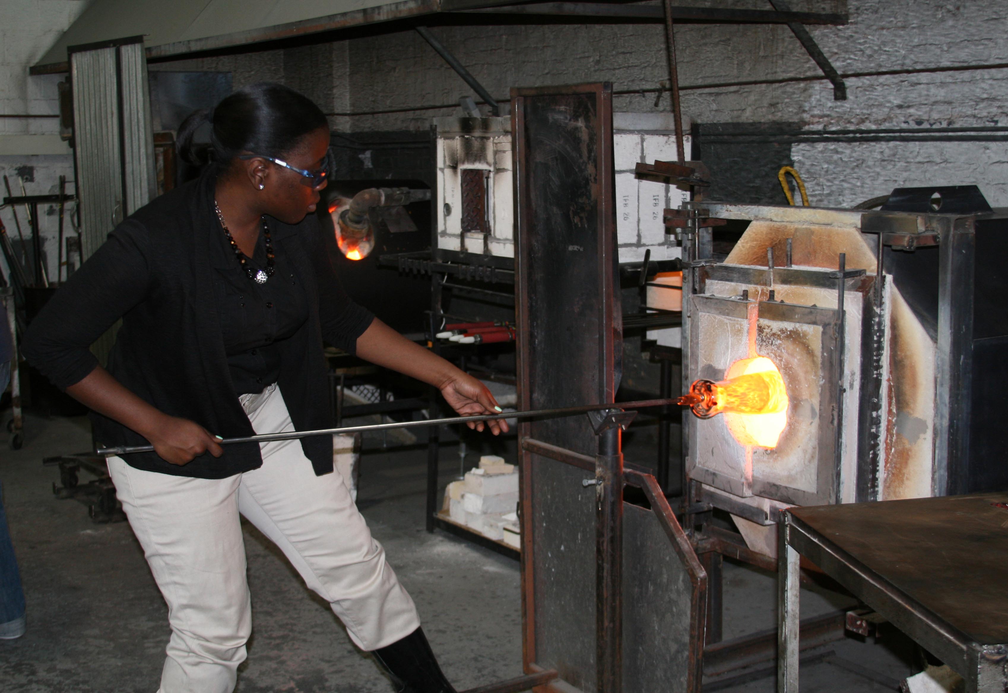 Filled with Fire: Bottle Vessel Vase