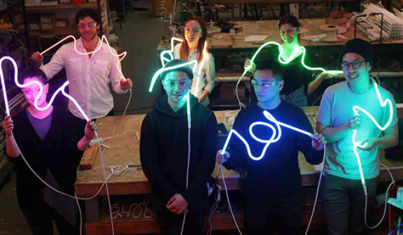 OneDay of Neon Glass Blowing Classes New York CourseHorse Brooklyn Glass