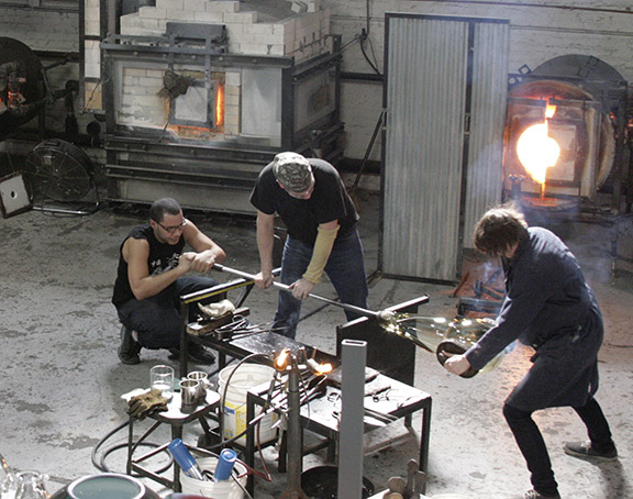 Filled with Fire: Bottle Vessel Vase