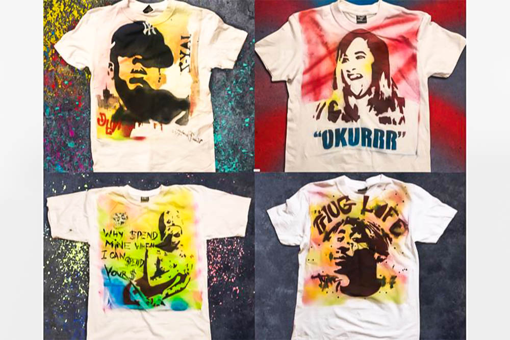 Artwear: The Remix T-Shirt Painting