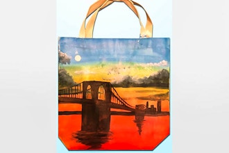 NYC In-Person: Paint & Sip: The Tote Bag Painting