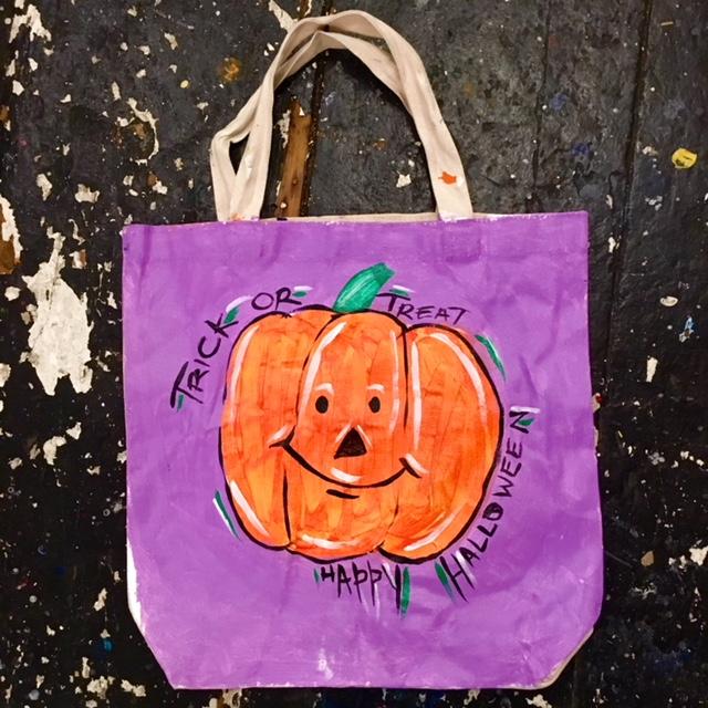 Paint and (Fruit) Punch: Pumpkin Spice Treat Bag