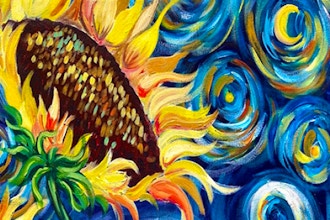 Paint and Sip: Sunflowers and Starry Nights