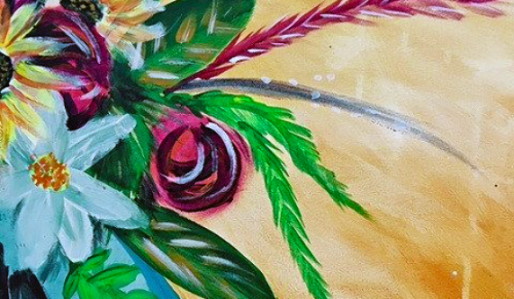 Paint and Sip: Every Rose Has It's Thorn