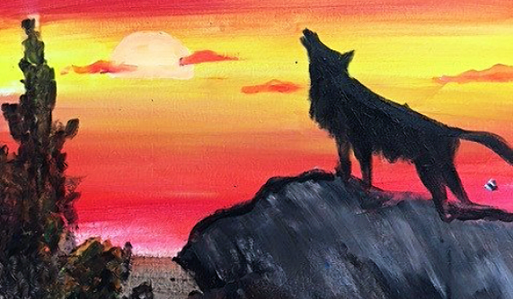 Paint and Sip: One-Man Wolf Pack