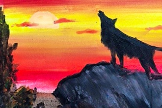 Paint and Sip: One-Man Wolf Pack