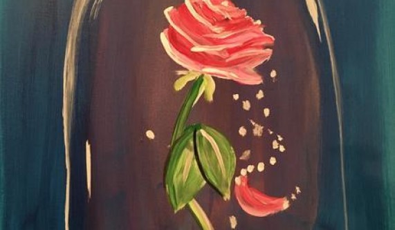 Paint and Sip: Kiss from a Rose