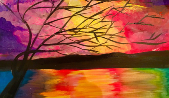 Paint and Sip: Taste the Rainbow