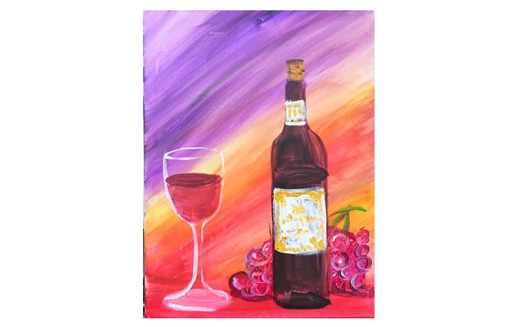 Paint and Sip Stop Your Wine in Class in NYC La Pittura Art