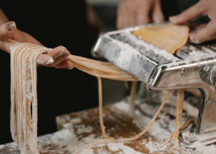 Handmade Pasta with Cacio E Pepe (For Two People)