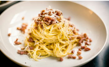 Scratch Made Pasta with Carbonara